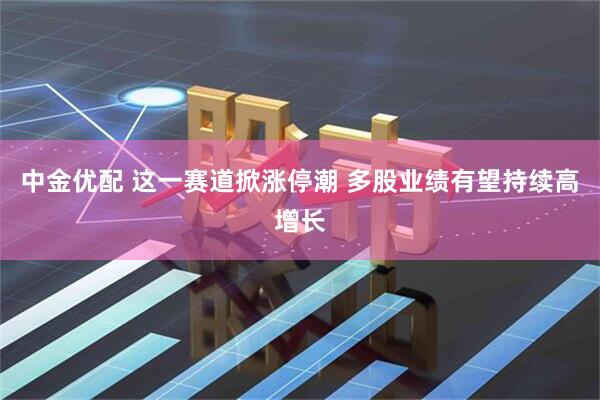 中金优配 这一赛道掀涨停潮 多股业绩有望持续高增长