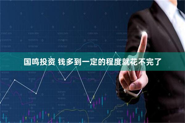 国鸣投资 钱多到一定的程度就花不完了