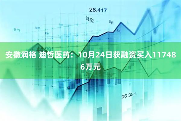 安徽润格 迪哲医药：10月24日获融资买入117486万元